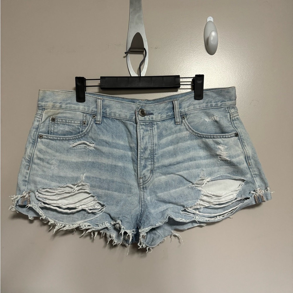 American Eagle Tom Girl Shortie Jean Shorts